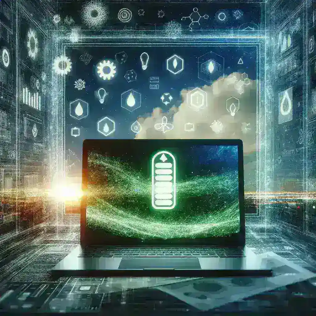 "Windows 11 interface showcasing Microsoft’s Adaptive Energy Saver Mode, highlighting energy efficiency features and settings for optimized device performance."