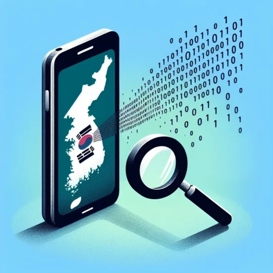 "DeepSeek app logo with a warning symbol, illustrating the removal from South Korean app stores due to data privacy concerns."