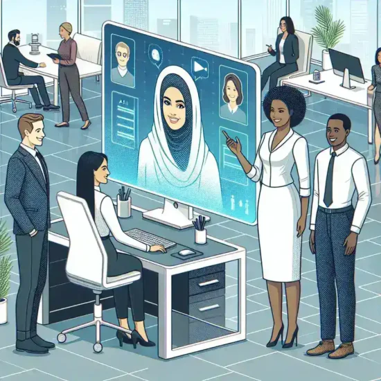 "Zoom virtual receptionist AI features for U.S. businesses, showcasing innovative technology for enhanced customer interaction and support."