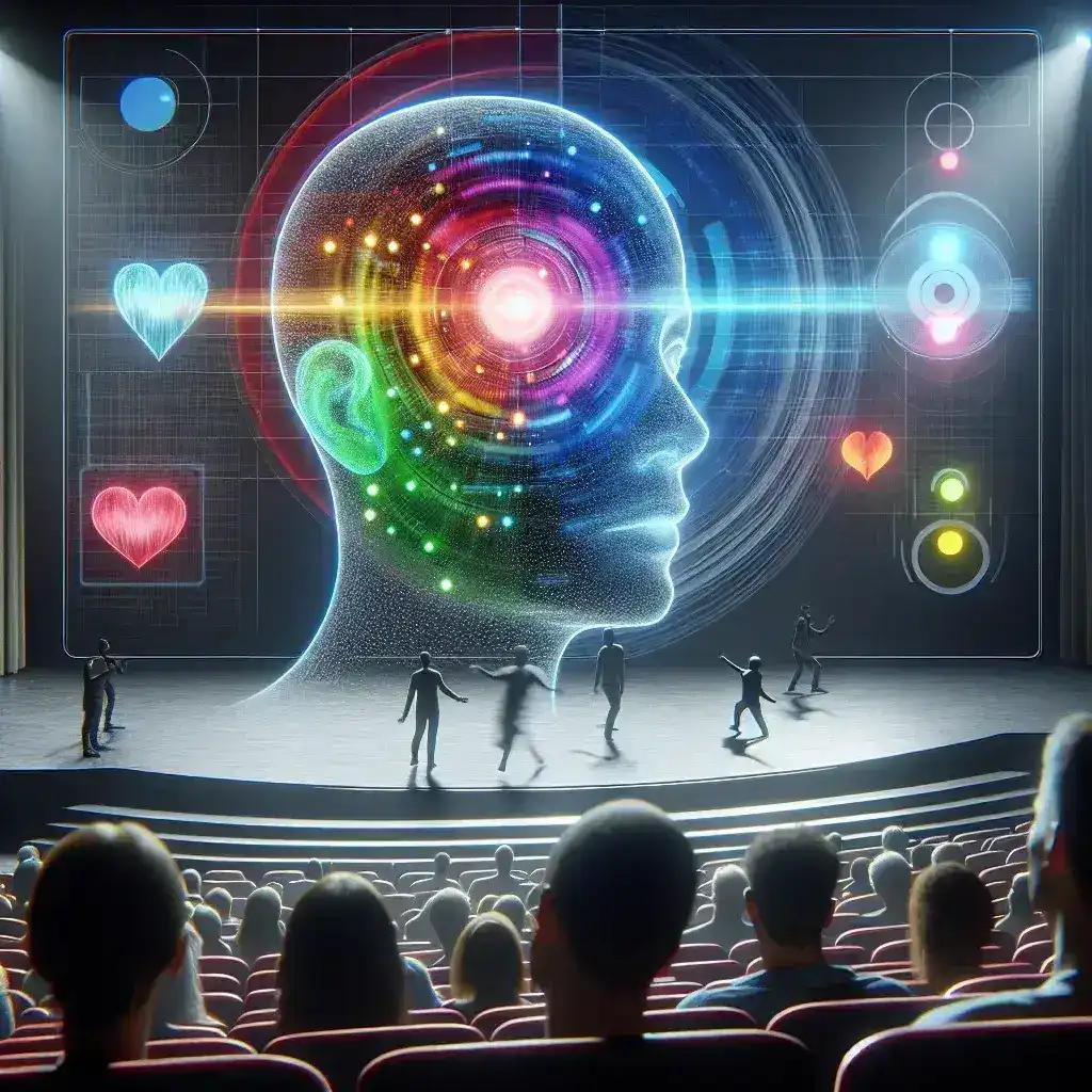 "AI technology analyzing character emotions in Netflix U.S. drama series, showcasing a scene from an innovative pilot project on emotion mapping."