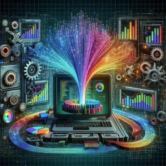 "Data visualization dashboard showcasing ClickHouse performance analytics for web scraping, illustrating high-speed data processing and analysis capabilities."